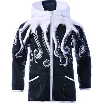 Chlapecká bunda Dětská softshellová bunda – Octopus (Velikost bundy: 128)