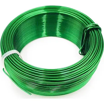 Vázací drát mech-mech.cz Floristický drát - Ring malý - 50m - Zelený