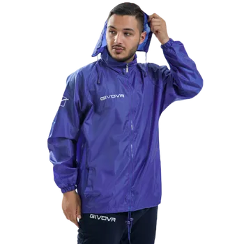 Pánská větrovka šusťáková bunda givova Basico modrá 0002 S