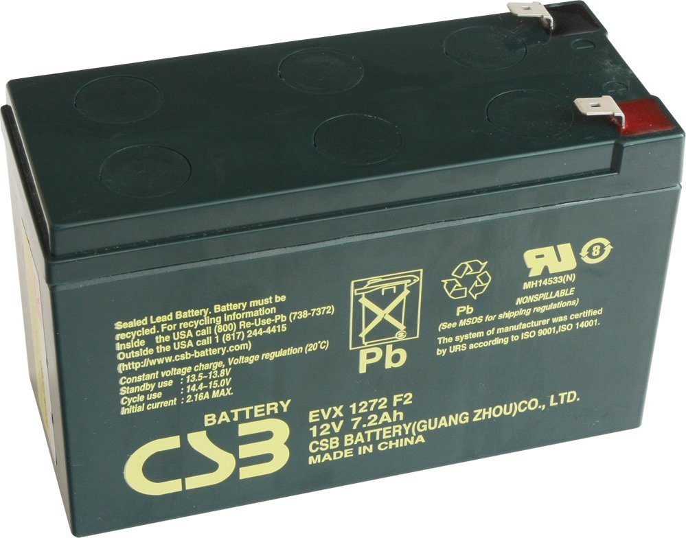 akumulátor CSB EVX1272 F2 (12V/7,2Ah)