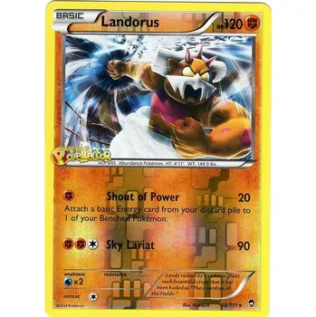 Karetní hra Landorus 058/111 - Furious Fists Typ karty: Reverse Holo