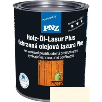 PNZ Olejová lazura PLUS weiss / bílá 0,75 l