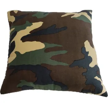 Dekorativní polštářek LKV Lomnice Polštářek plněný rounem - 35 x 35 cm - maskáč