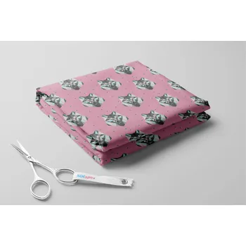 Softshell zimní, Geometričtí vlci Barva: Starorůžová