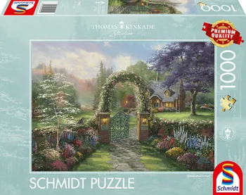 Puzzle Schmidt Puzzle Chaloupka s kolibříky 1000 dílků