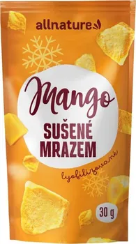 Sušené ovoce Allnature Mango sušené mrazem 30 g