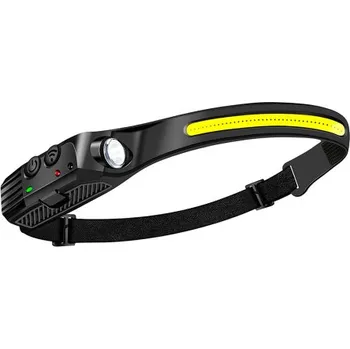 Čelovka MG | MG W689-1 LED čelovka, černá/žlutá