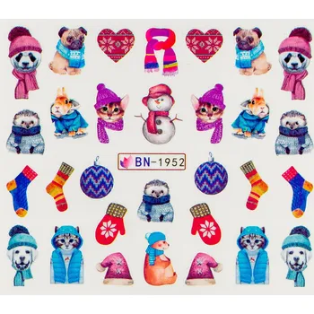 Lak na nehty BIO NAILS Vodolepka BN-1952 zvířátka a zima