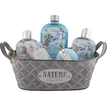 Kosmetická sada Bohemia Gifts Dárkový plechový box s kosmetikou z mořských řas