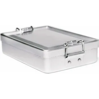 Úložný box Úložný box ALU mini Bushcraft (Army krabičky a pouzdra. Vyrobeno z aluminiové slitiny, což zaručuje minimální váhu výrobku ( pouze 110g ). Box je proti proniknutí vzduchu a vlhka opatřen na víku gumovým těsněním.)