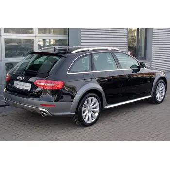 Nosič kol Příčníky Modula Oval Bar Open Rail Black Audi A4 B8 Allroad 2008-2015 s podélníky