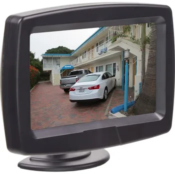 Monitor do auta LCD monitor 4,3" černý na palubní desku / držák s přísavkou