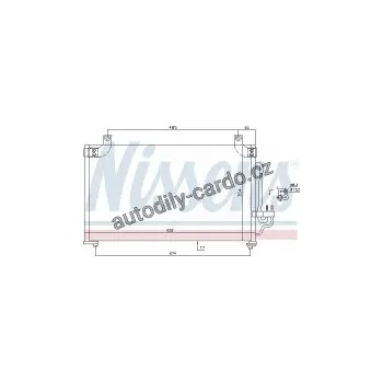 Chladič motoru Chladič klimatizace NISSENS 940644