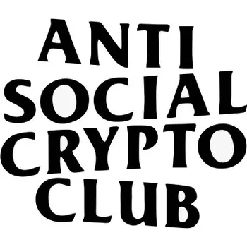 samolepka Anti social crypto club samolepka | Jpdesign.cz