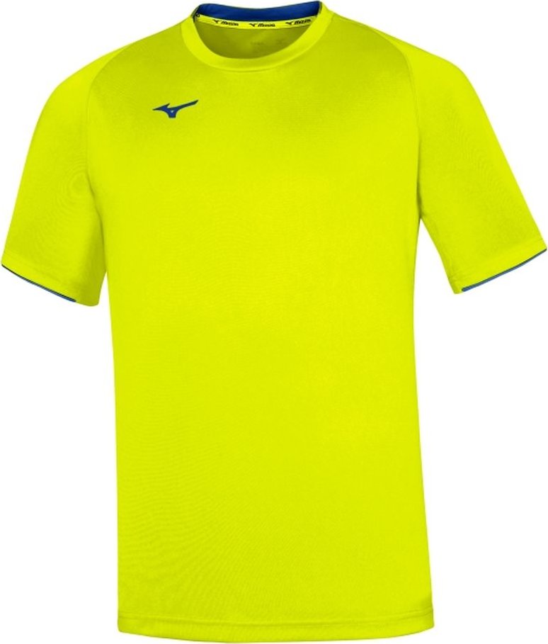 Pánské tričko Mizuno Core Short Sleeve Tee Yellow Fluo Royal Velikost: XL
