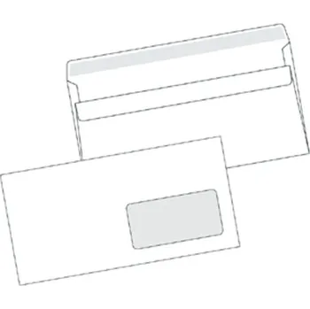 Obálka Obálka DL s okénkem, samolepicí, vnitřní tisk /1000ks