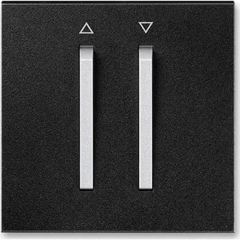 vypínač Kryt žaluziový 2 páčky s potiskem 3559M-A00662 74 onyx/titanová Neo ABB