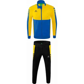 ERIMA SIX WINGS TRÉNINKOVÁ SOUPRAVA DĚTSKÁ - Modrá, Žlutá - velikost 116