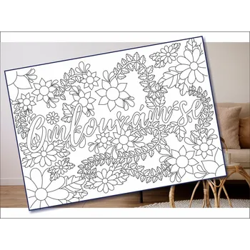 Radost v písku Šablona na pískování HO'OPONOPONO -OMLOUVÁM SE Varianta: A4 (210 × 297 mm)