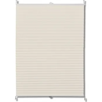 Roleta Univerzální plisovaná roleta krémová 90 x 125 cm