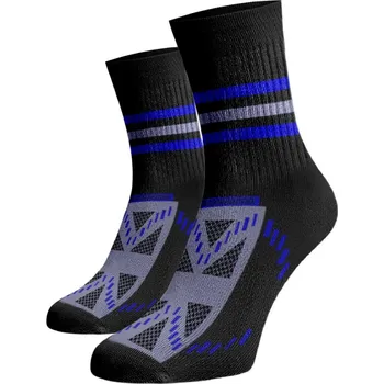 Pánské ponožky Sportovní funkční ponožky černé 35-38 Modrá