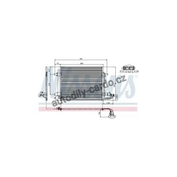 Chladič motoru Chladič klimatizace NISSENS 94690