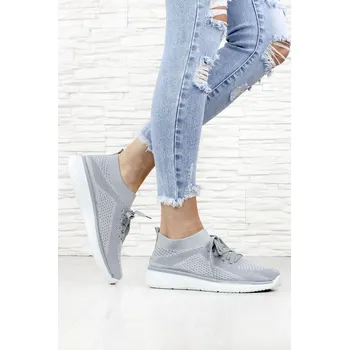 Dámské tenisky Super in Šedé ponožkové tenisky 8079LT.G Velikost: 38