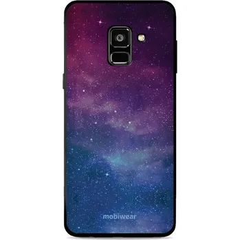 Pouzdro na mobilní telefon Lesklý kryt Mobiwear Glossy - Samsung Galaxy A8 2018 - G049G - Mlhovina (Prémiové lesklé pouzdro, obal, kryt Mobiwear Glossy na mobil Samsung Galaxy A8 2018 - G049G - Mlhovina, materiál Plast + TPU silikon - krytí po všech stranách, neošoupatelný potisk,)