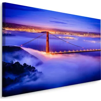 MyBestHome BOX Plátno Golden Gate Bridge, San Francisco I. Varianta: 40x30