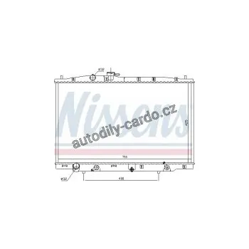 Chladič motoru Chladič motoru NISSENS 681393