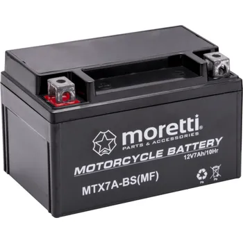 Motobaterie Baterie Moretti AGM (Gel) MTX7A-BS