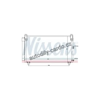 Chladič motoru Chladič klimatizace NISSENS 940191