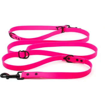 Vodítko pro psa Vsepropejska Flip silikonové přepínací vodítko pro psa | 260 cm Barva: Růžová, Šířka vodítka: 2 cm