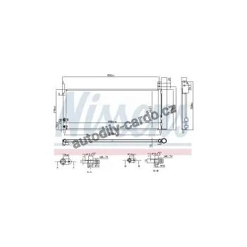 Chladič motoru Chladič klimatizace NISSENS 940666
