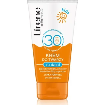 Přípravek na opalování Lirene Sun care opalovací krém na obličej pro děti SPF 30 50 ml