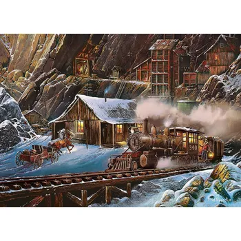 Puzzle Puzzle MasterPieces Zlato na kolejích, 1000 dílků + k objednávce puzzle zdarma