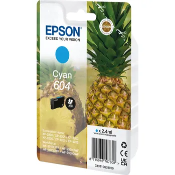 Počítač Epson 604 T10G240 C13T10G24010 azurová (cyan) originální cartridge