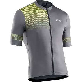 cyklistický dres cyklistický dres NORTHWAVE Origin - Dark Grey/YI FI vel. M