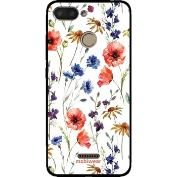 Pouzdro na mobilní telefon Lesklý kryt Mobiwear Glossy - Xiaomi Redmi 6 - G032G - Luční kvítí (Prémiové lesklé pouzdro, obal, kryt Mobiwear Glossy na mobil Xiaomi Redmi 6 - G032G - Luční kvítí, materiál Plast + TPU silikon - krytí po všech stranách, neošoupatelný potisk, tenké)