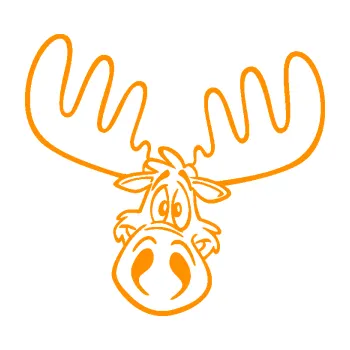 Samolepící dekorace SAMOLEPKA Los 007 levá (06 - oranžová) NA AUTO, NÁLEPKA, FÓLIE, POLEP, TUNING, VLASTNÍ TEXT, TISK, AUTOSAMOLEPKY.cz, POLEPY, OBRÁZEK, LOGO, SAMOLEPKY