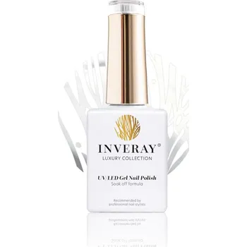 Lak na nehty Inveray UV/LED Gel Lak No. 162 SNOW WHITE