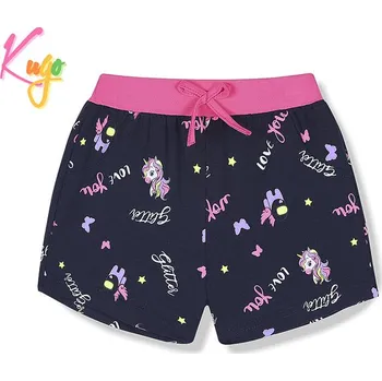 Dívčí kraťasy DÍVČÍ ŠORTKY tm.modré Kugo FS6720