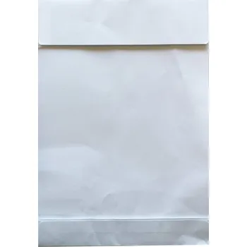 Obálka Obchodní taška B4 - X dno sulfát bílý, samolepící s kr. páskou /25 ks