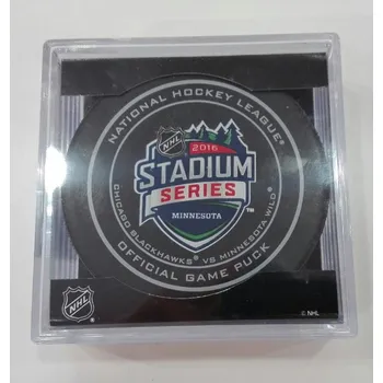 Puk Inglasco / Sherwood Puk Stadium Series 2016 Chicago Blackhawks NHL vs. Minnesota Wild NHL Official Game Puck