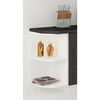 Kuchyňská pracovní deska Kuchyňská pracovní deska 3,8 cm pro regál 30 D ZAK, levá strana