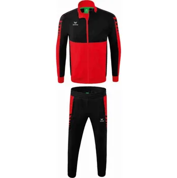 Pánská mikina ERIMA SIX WINGS TRÉNINKOVÁ SOUPRAVA PÁNSKÁ - Červená, Černá - velikost M