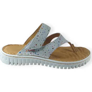 Dámské žabky 8084 - L9 kožené dámské žabky s podporami kleneb nožních; doprodej 37