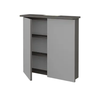 Koupelnový nábytek Dřevojas Dvoudveřová galerka SANI GA2O 70 - N06 Lava