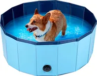 GiftyCity Bazén pro psy skládací 80 x 30 cm modrý