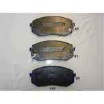 ASHIKA Sada brzdových destiček, kotoučová brzda 500KK20